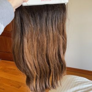 Glam Seamless Halo Hair Extentions Hawaii Ombré PRICE FIRM!